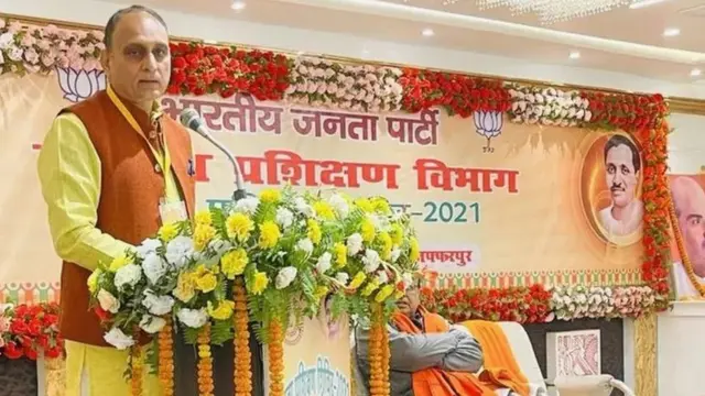 આરએસએસ વિચારક રાકેશ સિન્હા ભારતીય જનતા પાર્ટીના રાજ્યસભાના સાંસદ પણ છે