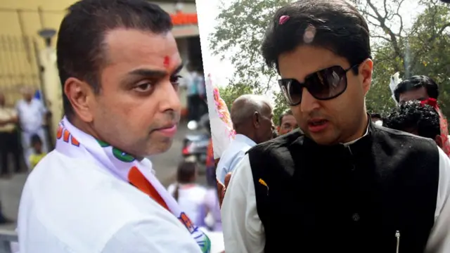 मिलिंद देवरा, ज्योतिरादित्य सिंदिया