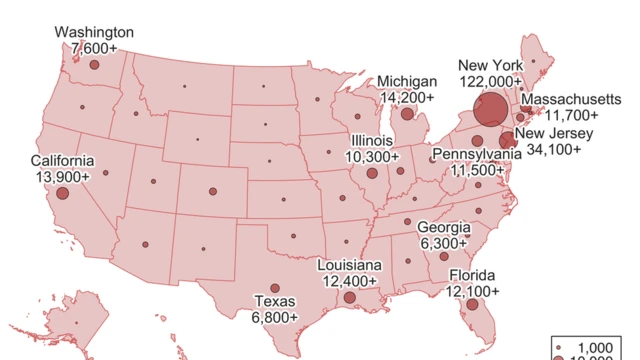 အမေရိကန်ပြည်သူ ၉၀ ရာခိုင်နှုန်းကို အိမ်ထဲကအိမ်ပြင်မထွက်ဘဲ နေဖို့ ကန့်သတ်ထားပါတယ်။