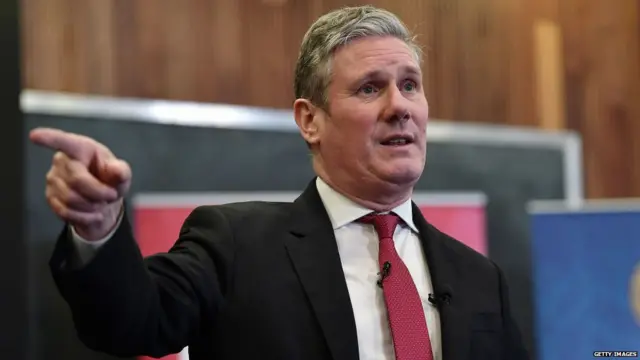 ब्रिटेन में विपक्ष के नेता सर कीयर स्टामर