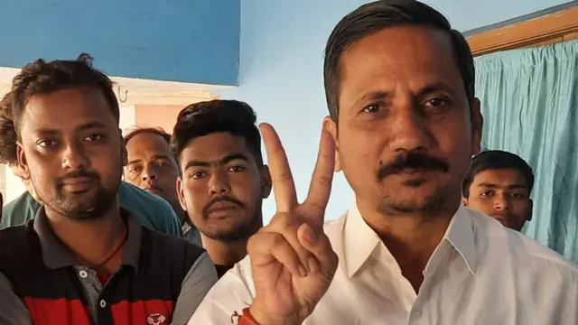 लोजपा के उम्मीदवार राकेश कुमार सिंह