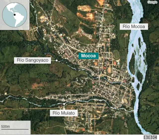 Mapa de Mocoa