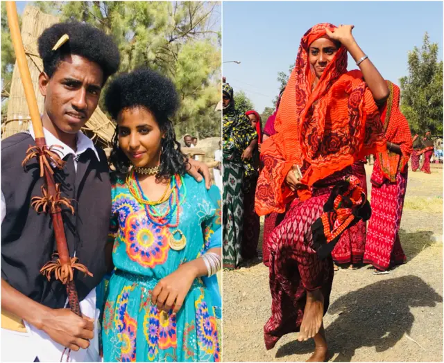 ተወለድቲ ብሄተረሰብ ብሌን [ጸጋም] ተወላዲት ብሄር ዓፋር [የማን]