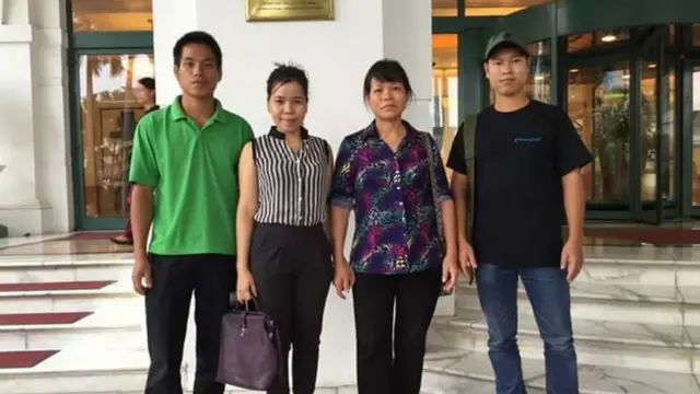UN meeting with vietnamese activists