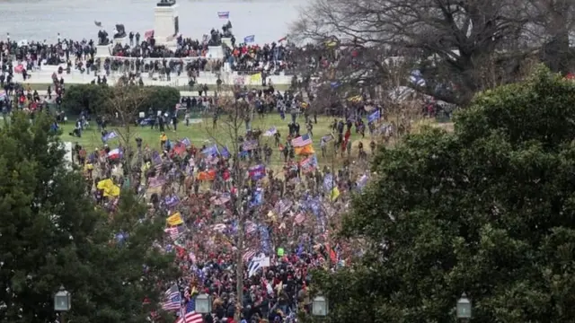 अमेरिकी संसद में हिंसा