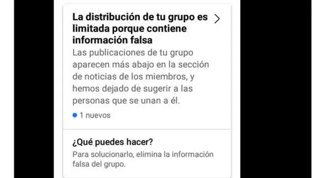 Restricciones de Facebook