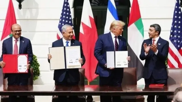 توقيع اتفاقية التطبيع بين إسرائيل والإمارات والبحرين