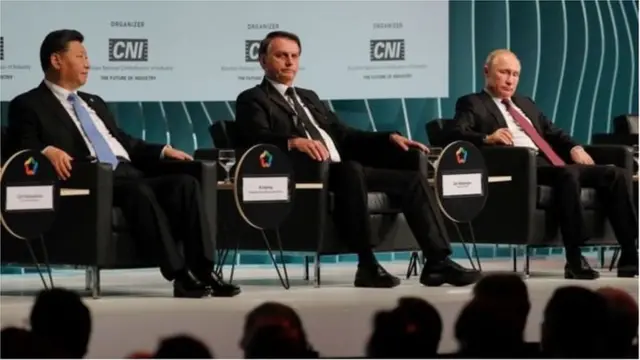 બોલ્સોનારો, જિનપિંગ, પુતિન