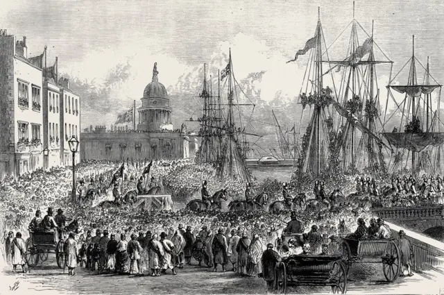 लॉर्ड मेयो की शवयात्रा