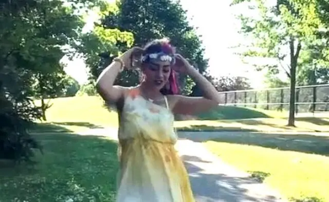 رقصی که الناز قاسمی روز شنبه پانزدهم تیرماه در تلگرام خود منتشر کرده است