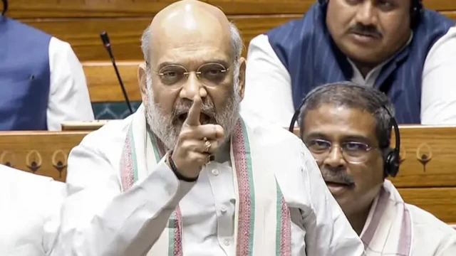 وزیر داخلہ امیت شاہ 