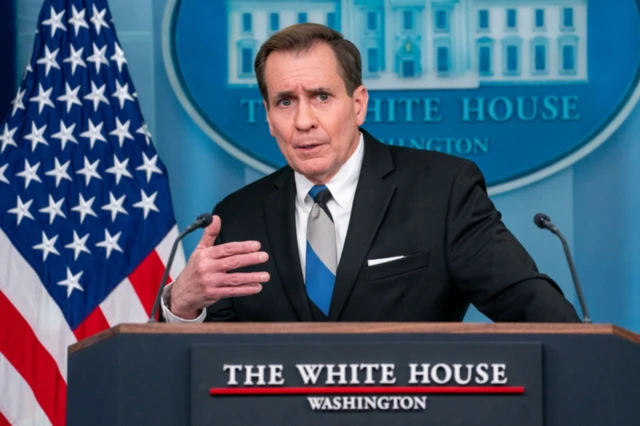 John Kirby, porte-parole de la Maison Blanche, 