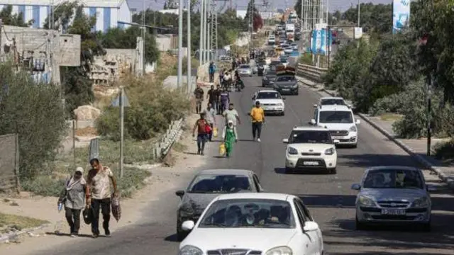 উত্তর গাজা ছেড়ে যাচ্ছেন গাজার বাসিন্দারা