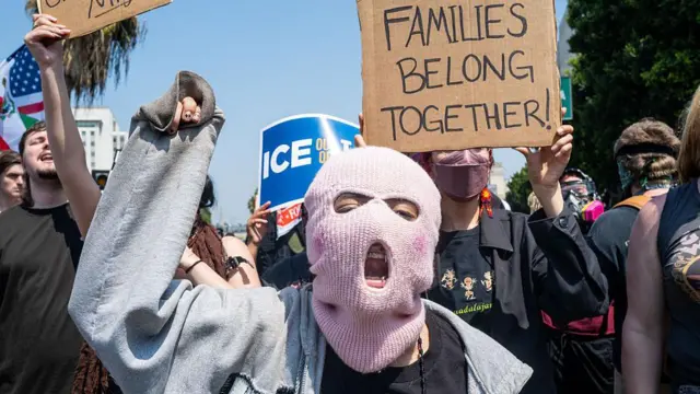 அமெரிக்கா, டிரம்ப், லாஸ் ஏஞ்சலிஸ் வன்முறை, குடியேற்றக் கட்டுப்பாடுகள் 