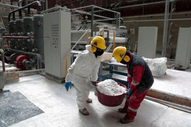 Trabalhadores da mineração