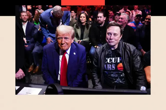 Donald Trump and Elon Musk at an event