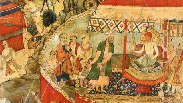 जनरल बैराम खानने 14 वर्षीय अकबराला बादशाह म्हणून राज्याभिषेक केला.