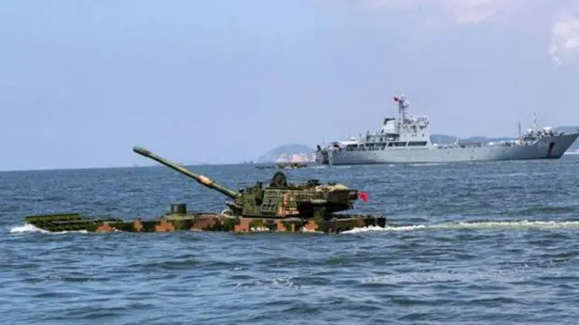 China imeongeza nguvu yake katika maji karibu na Taiwan