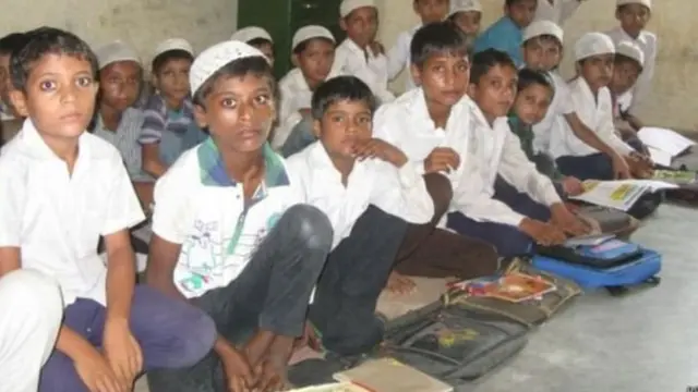 उत्तर प्रदेश के एक मदरसे के छात्र. (फ़ाइल चित्र)