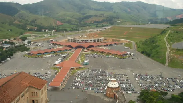 Vista da cidadegoiás x ceará palpiteAparecida a partir do mirante no topo da Basílica