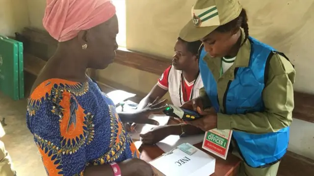 Voting don start for some polling units for di Ekiti state govnorship election.