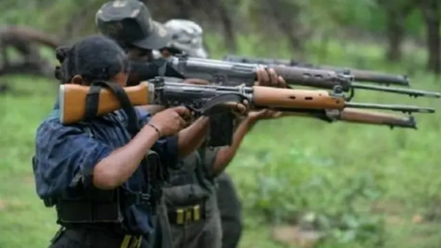 माओवादियों की प्रतीकात्मक तस्वीर