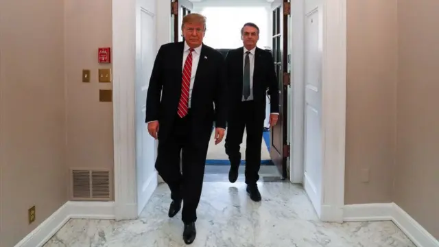 Bolsonaro e Trump