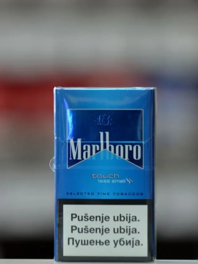 Una cajetilla de Marlboro vendida en Bosnia.