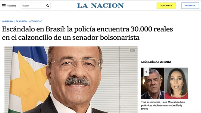 Reprodução do site La Nación