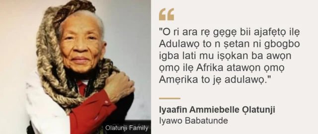 Iyaafin Ammiebelle Ọlatunji