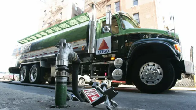 Un camión cisterna de Citgo.