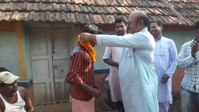 ग्राम प्रधान का स्वागत