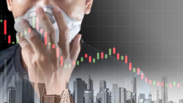 કોરોના વાઇરસની અર્થતંત્ર પર અસરની પ્રતીકાત્મક તસવીર