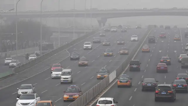 चीन में धुंध