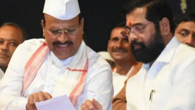 अब्दुल सत्तार आणि एकनाथ शिंदे 