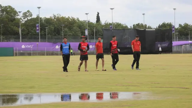 د نن لوبه د باران له کبله هېڅ پیل نه شوه