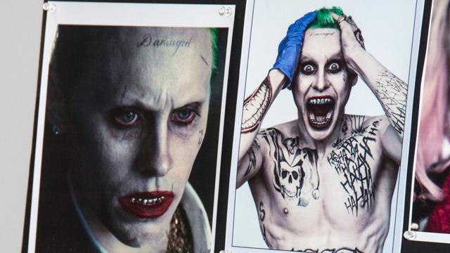 Foto y diseño para el personaje de Joker de Jared Leto