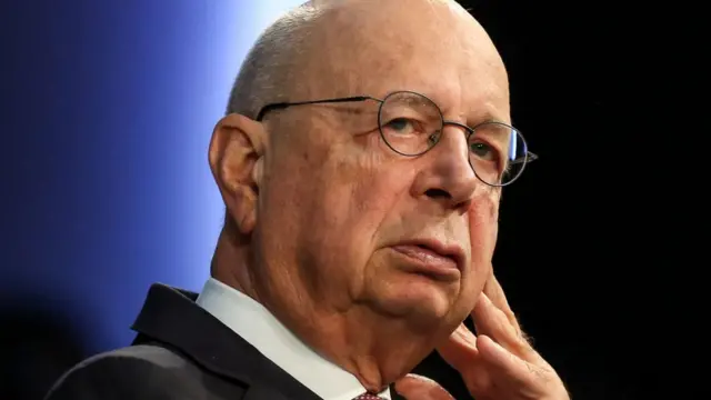 El, fundador y presidente ejecutivo del Foro de Davos