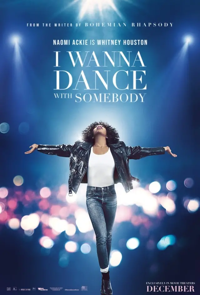 Afiche oficial de la película I Wanna Dance with Somebody