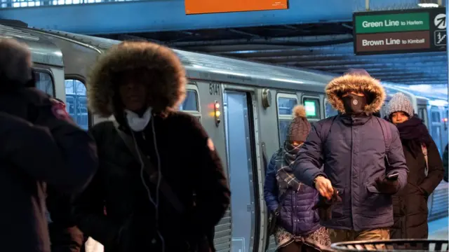 Морозы в США