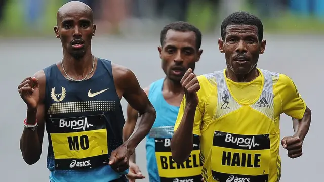 Мо Фара, Кенениса Бекеле, Хайле Гебреселассие
