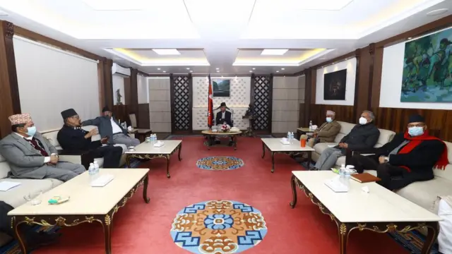 सत्ता गठबन्धनको बैठक