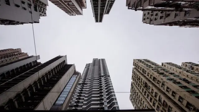 香港石塘咀的居民楼(14/6/2017)