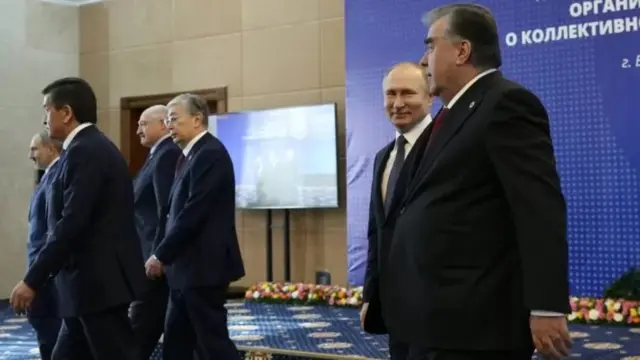 КХШТ раҳбарларининг 2019 йилда Бишкекдаги учрашуви.