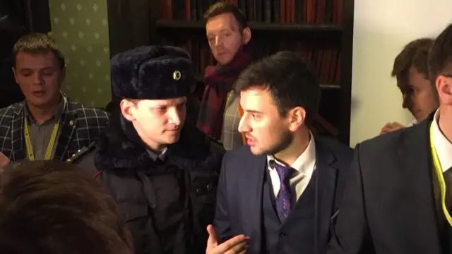 Полиция пришла на конференцию "Открытой России"