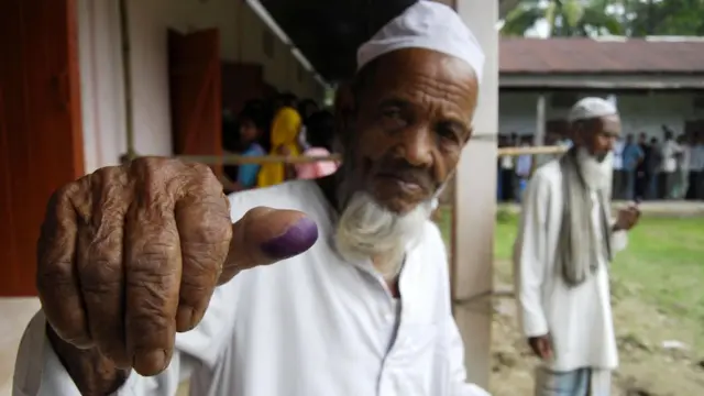 বরাক উপত্যকায় একজন মুসলিম ভোটার