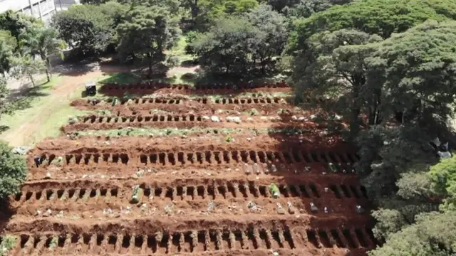 Hileras de fosas comunes