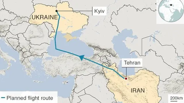 'உக்ரைன் விமானத்தை இரான் சுட்டு வீழ்த்தியதற்கான ஆதாரம் உள்ளது'