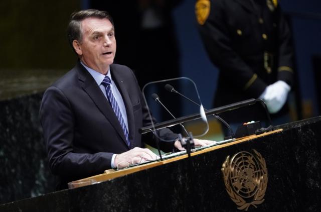 Bolsonaro fala na ONU