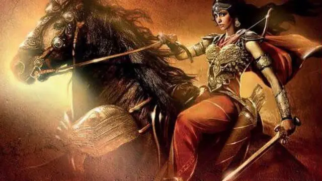 சங்கமித்ரா' படத்தின் போஸ்டர்